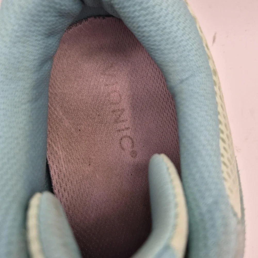 Vionic Zesta Shoes Womens Size 8.5 Blue Mesh Suede Athletic‎ Sneakers Comfort 39